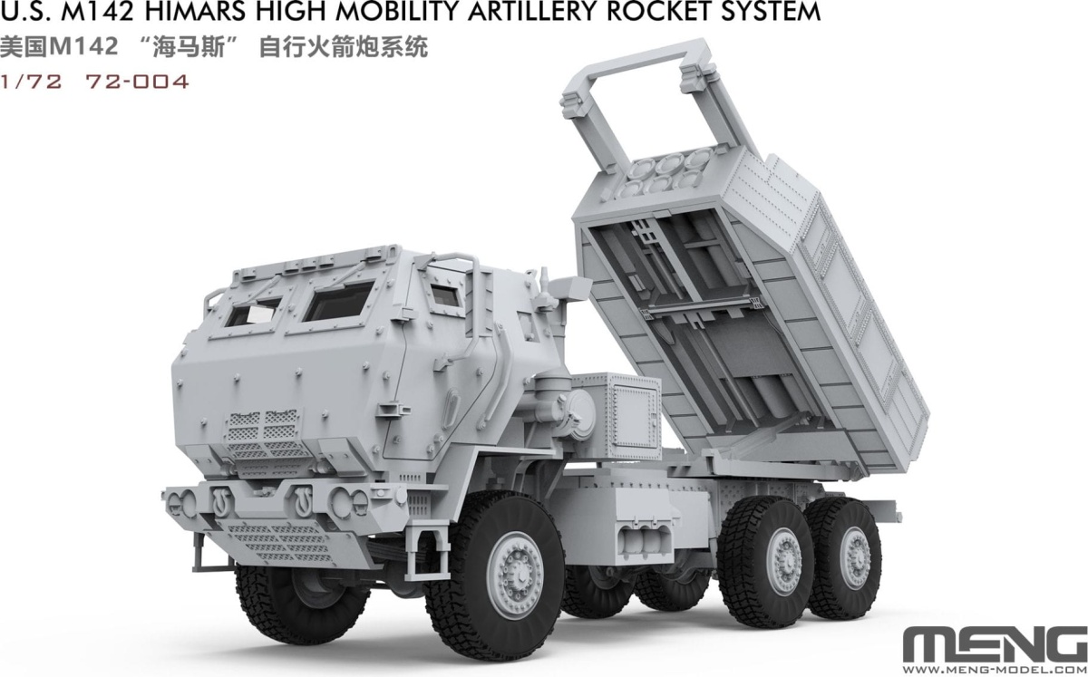 Zdjęcie dodatkowe produktu US M142 HIMARS High Mobility Artillery Rocket System 1:72 Meng 72004