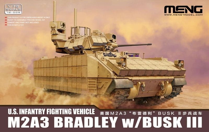 Zdjęcie główne produktu M2A3 Bradley w/ BUSK III 1:72 Meng 72005