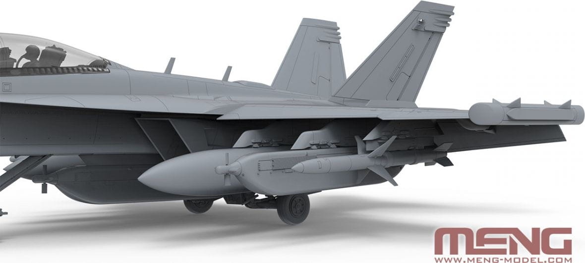 Zdjęcie dodatkowe produktu Boeing EA-18G Growler Electronic Attack Aircraft Yellow Jackets 1:48 Meng LS019
