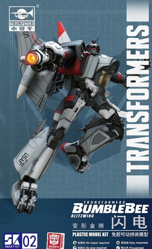 Zdjęcie główne produktu Transformers Blitzwing Smart Kit 02 Trumpeter SK02 03101