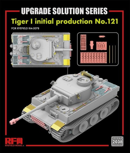 Valorization kit for Tiger I Initial production (RM-5078) 1:35 Rye Field Model 2038