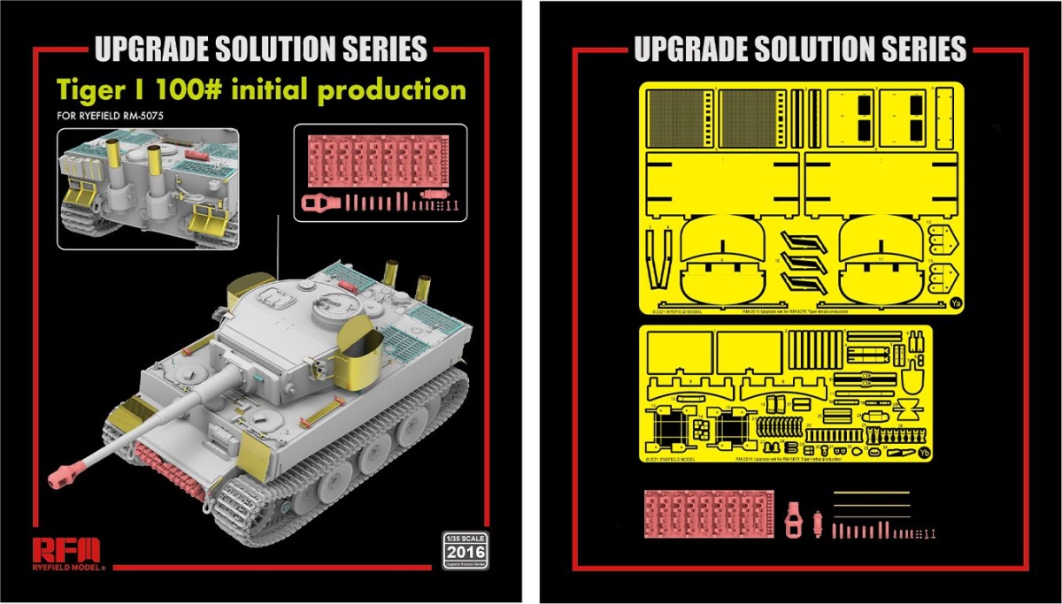 Zdjęcie główne produktu Zestaw waloryzacji do Tiger I 100 initial production 1:35 Rye Field Model 2016