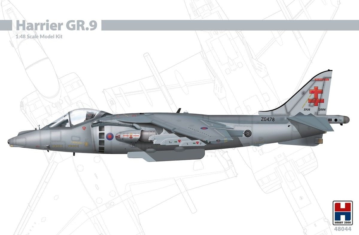 Zdjęcie główne produktu Harrier GR.9 1:48 Hobby 2000 48044