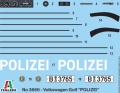 Zdjęcie dodatkowe produktu Volkswagen Golf Polizei (radiowóz) 1:24 Italeri 3666