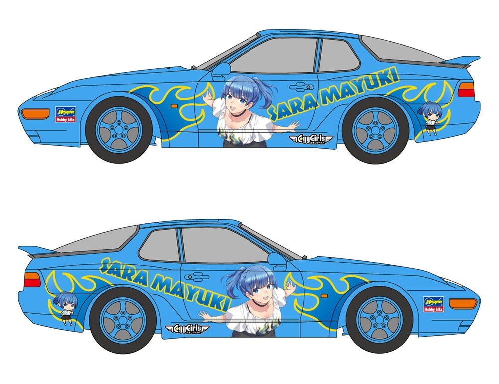 Zdjęcie dodatkowe produktu Porsche 968 Sara Mayuki z figurką 1:24 Hasegawa SP615