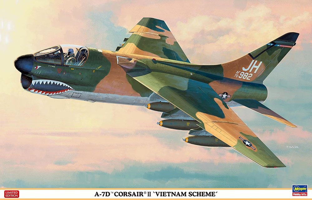 Zdjęcie główne produktu A-7D Corsair II Vietnam Scheme 1:48 Hasegawa 07539