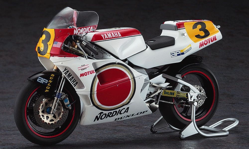 Zdjęcie dodatkowe produktu Yamaha YZR500 (0WA8) Team Lucky Strike Roberts 1989 1:12 Hasegawa 21710