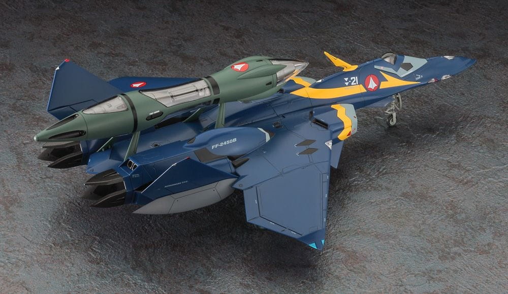 Zdjęcie dodatkowe produktu Macross Plus YF-21 w/Fast Pack and Fold Booster 1:72 Hasegawa 65887