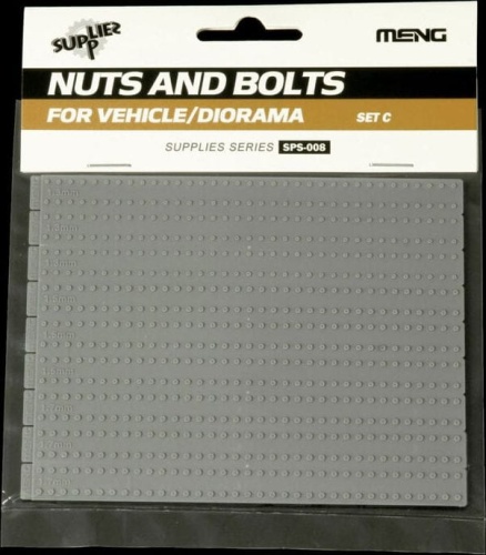 Nuts and bolts for vehicle/diorama (set C) Meng SPS08