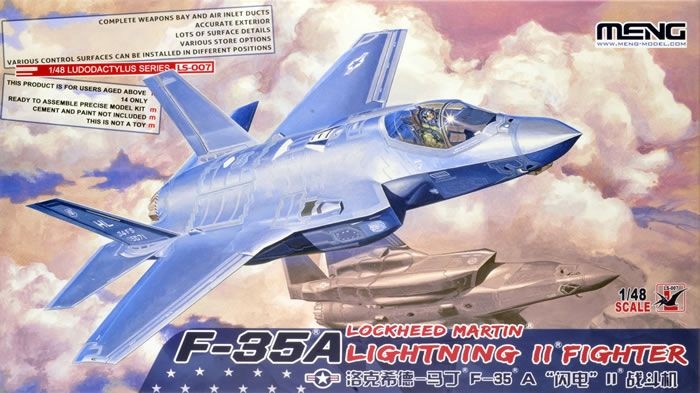 Zdjęcie główne produktu Lockheed Martin F-35A Lightning II 1:48 Meng LS007