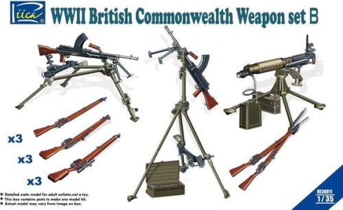 WWII British and Commonwealth Weapon Set B 1:35 Riich.Models RE30011