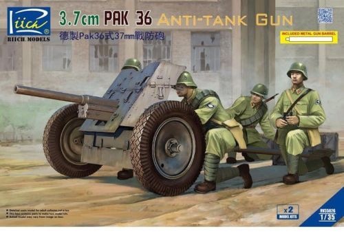 3.7 cm PaK 36 Anti-Tank Gun 1:35 Riich.Models RV35026