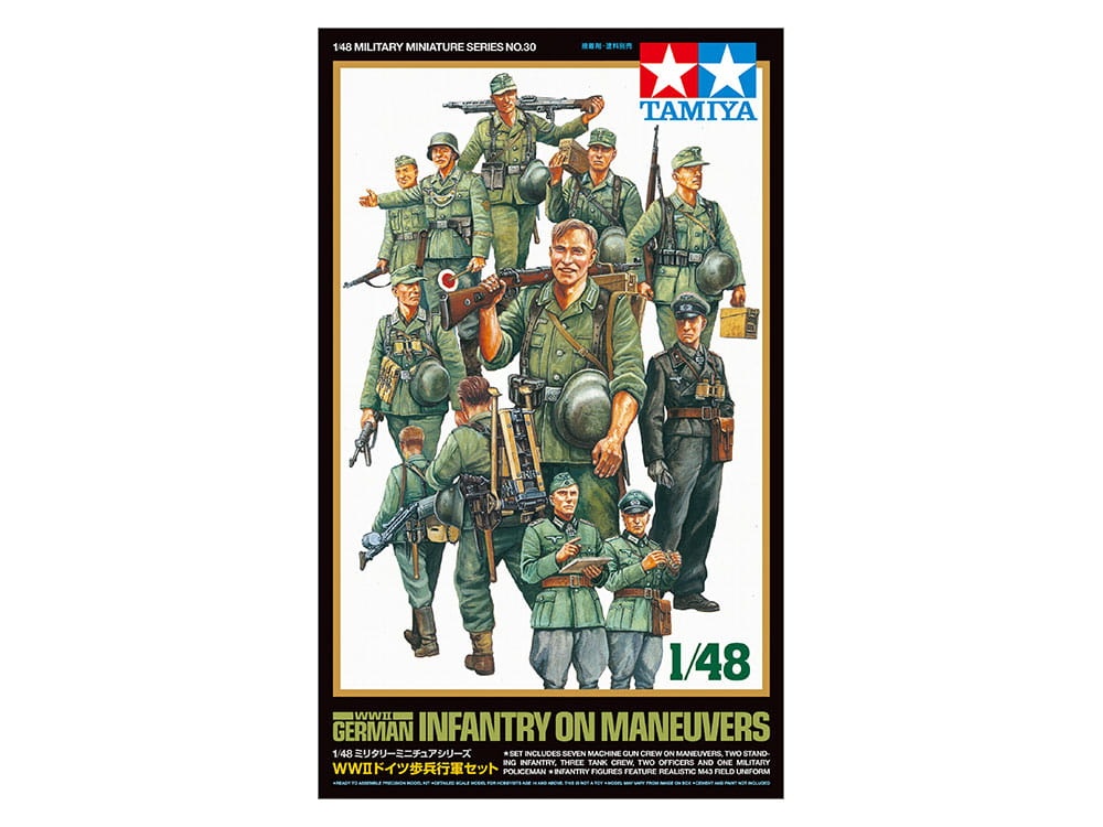 Zdjęcie główne produktu German Infantry on Manuevers (WWII) 1:48 Tamiya 32530