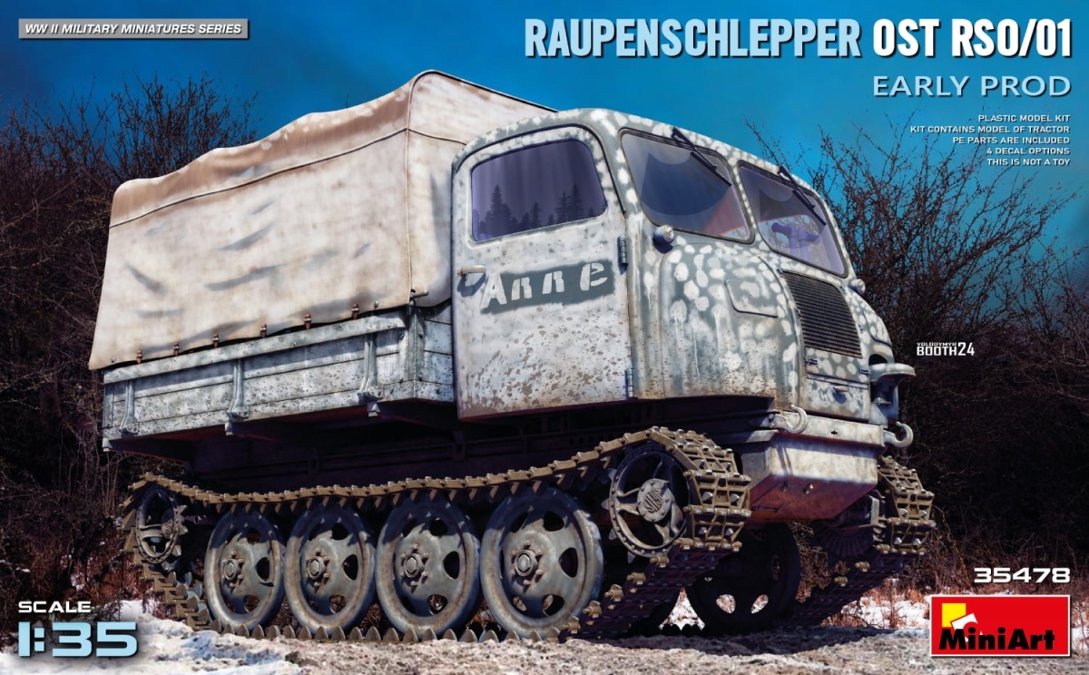 Zdjęcie główne produktu Raupenschlepper OST RSO/01. Early Prod 1:35 MiniArt 35478