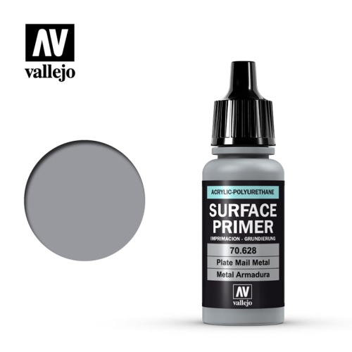 Vallejo 70628 Plate Mail Metal Surface Primer Paint 17ml