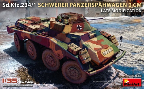 Sd.kfz.234/1 Schwerer Panzerspahwagen (2cm) late mod 1:35 MiniArt 35413