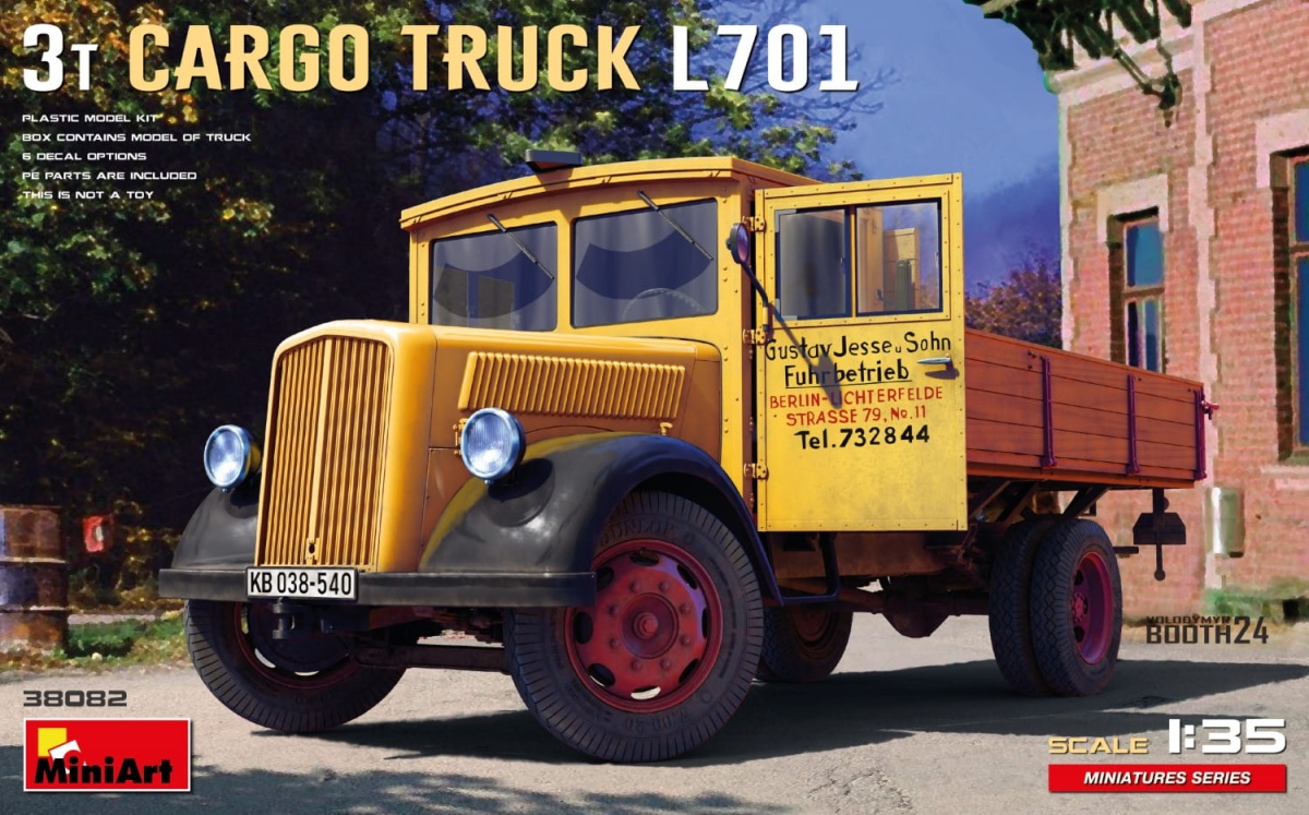 Zdjęcie główne produktu 3T Cargo Truck L701 1:35 MiniArt 38082