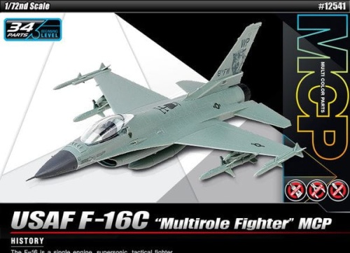 USAF F-16C MULTIROLE Fighter 1:72 Academy 12541