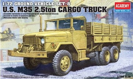 US M35 2.5ton Cargo Truck 1:72 Academy 13410