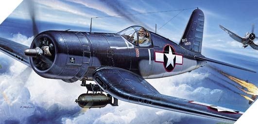 Zdjęcie dodatkowe produktu F4U-1 Corsair US Navy Fighter 1:72 Academy 12457