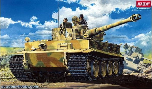 Zdjęcie główne produktu Tiger I Early z pełnym wnętrzem 1:35 Academy 13239