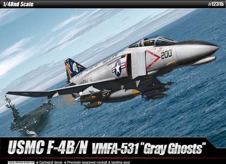 Zdjęcie główne produktu USMC F-4B/N Phantom II VMFA-531 Gray Ghosts 1:48 Academy 12315