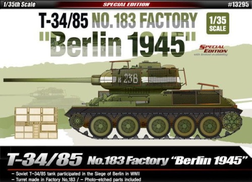 T-34/85 No. 183 Factory Berlin 1945 1:35 Academy 13295