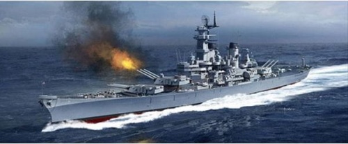 USS Missouri BB-63 US Navy Battleship 1: 400 Academy 14401