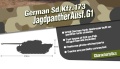 Zdjęcie dodatkowe produktu Sd.Kfz 173 Jagdpanther G1 1:35 Academy 13539