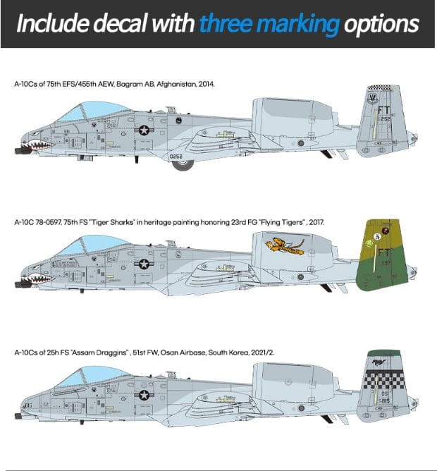 Zdjęcie dodatkowe produktu A-10C Thunderbolt II 75th FS Flying Tigers 1:48 Academy 12348