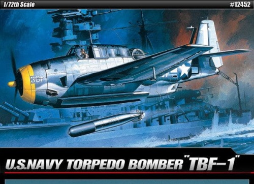 TBF-1 Avenger US Navy Torpedo Bomber 1:72 Academy 12452