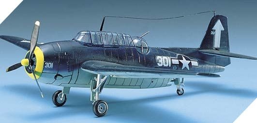 Zdjęcie dodatkowe produktu TBF-1 Avenger US Navy Torpedo Bomber 1:72 Academy 12452