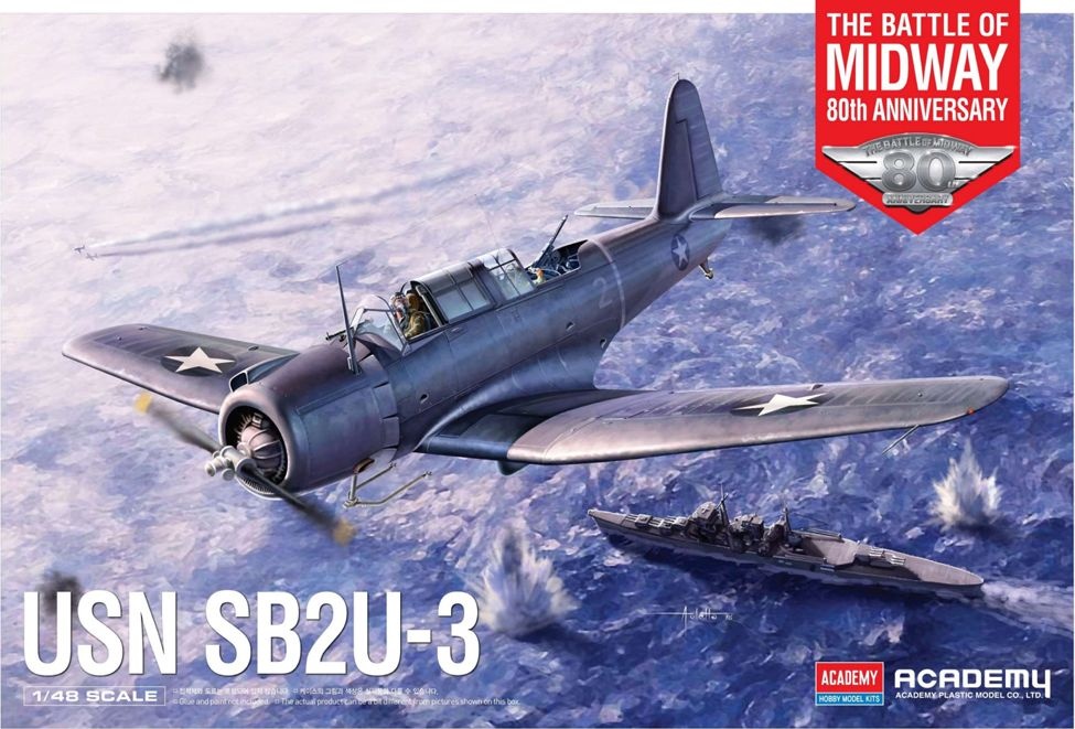 Zdjęcie główne produktu USN SB2U-3 The Battle of Midway 80th Anniversary 1:48 Academy 12350