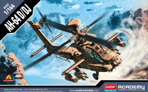 AH-64D/DJ Apache 1: 144 Academy 12625