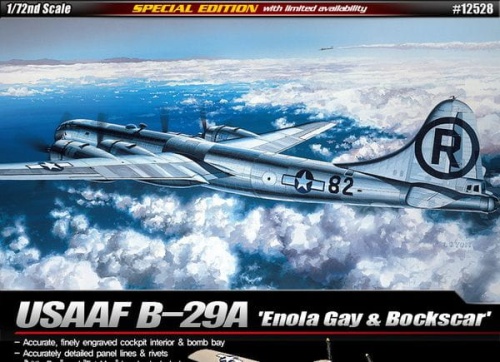 B-29A enola gay and bockscar 1:72 academy 12528