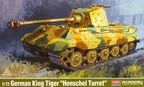 German King Tiger (Henschel Turret) 1:72 Academy 13423