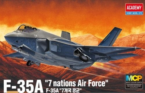 Zdjęcie główne produktu F-35A (7 nations Air Force) 1:72 Academy 12561
