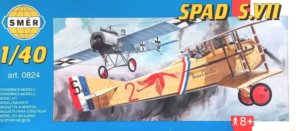 Zdjęcie główne produktu Spad S.VII 1:40 Smer 0824