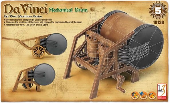 Zdjęcie główne produktu Bęben Mechaniczny Da Vinci 1:24 Academy 18138