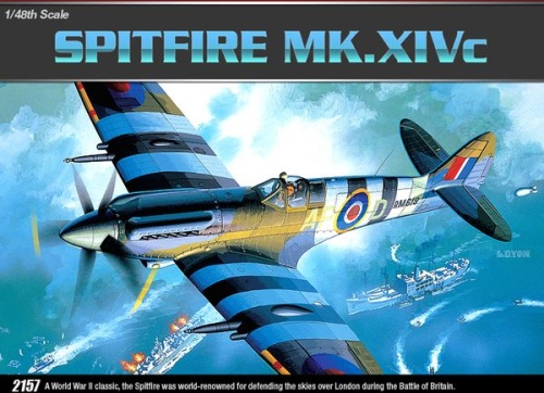 Supermarine spitfire mk.xivc 1:48 academy 12274