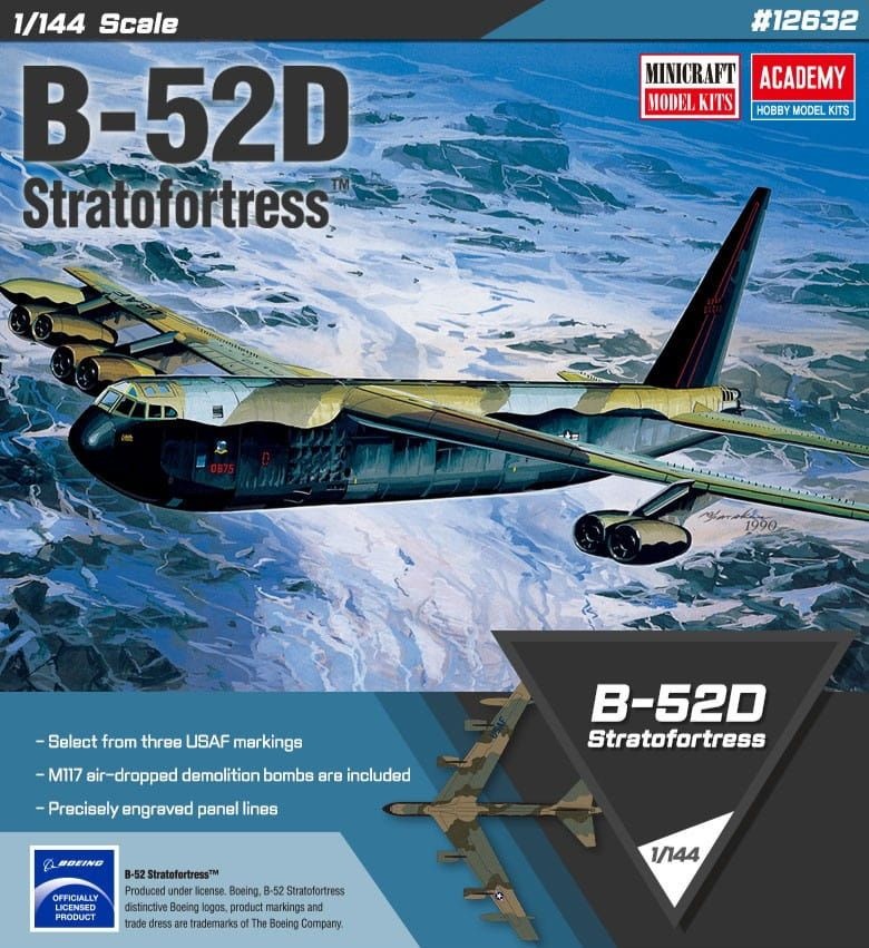 Zdjęcie główne produktu B-52D Stratofortress 1:144 Academy 12632