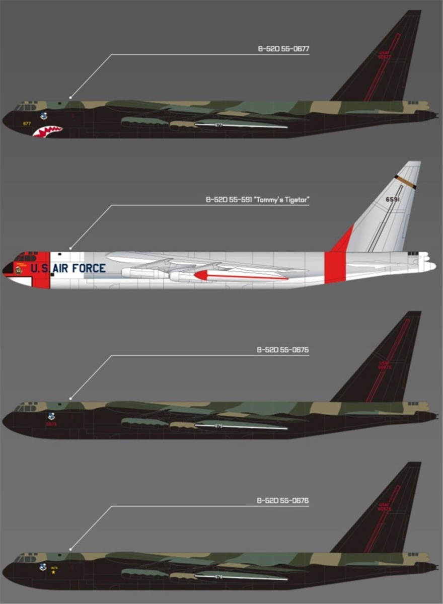 Zdjęcie dodatkowe produktu B-52D Stratofortress 1:144 Academy 12632
