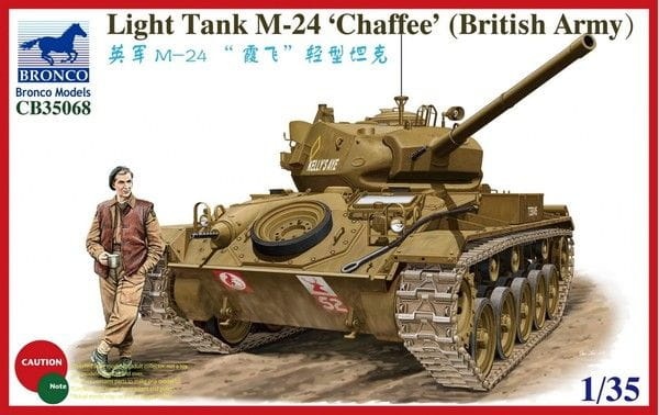 Zdjęcie główne produktu Czołg Lekki M-24 Chaffee 1:35 Bronco CB35068