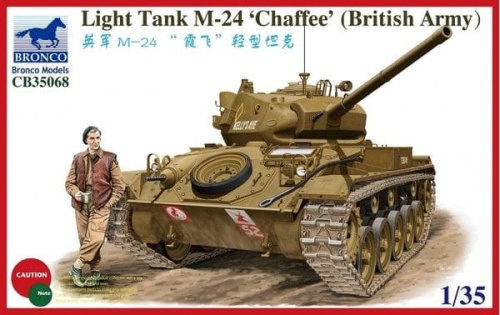 M-24 Chaffee Light Tank 1:35 Bronco CB35068