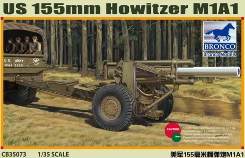 American 155 mm howitzer M1A1 1:35 Bronco CB35073