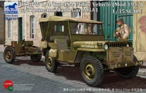 US GPW 1/4t 4x4 1:35 Bronco utility vehicle CB35107