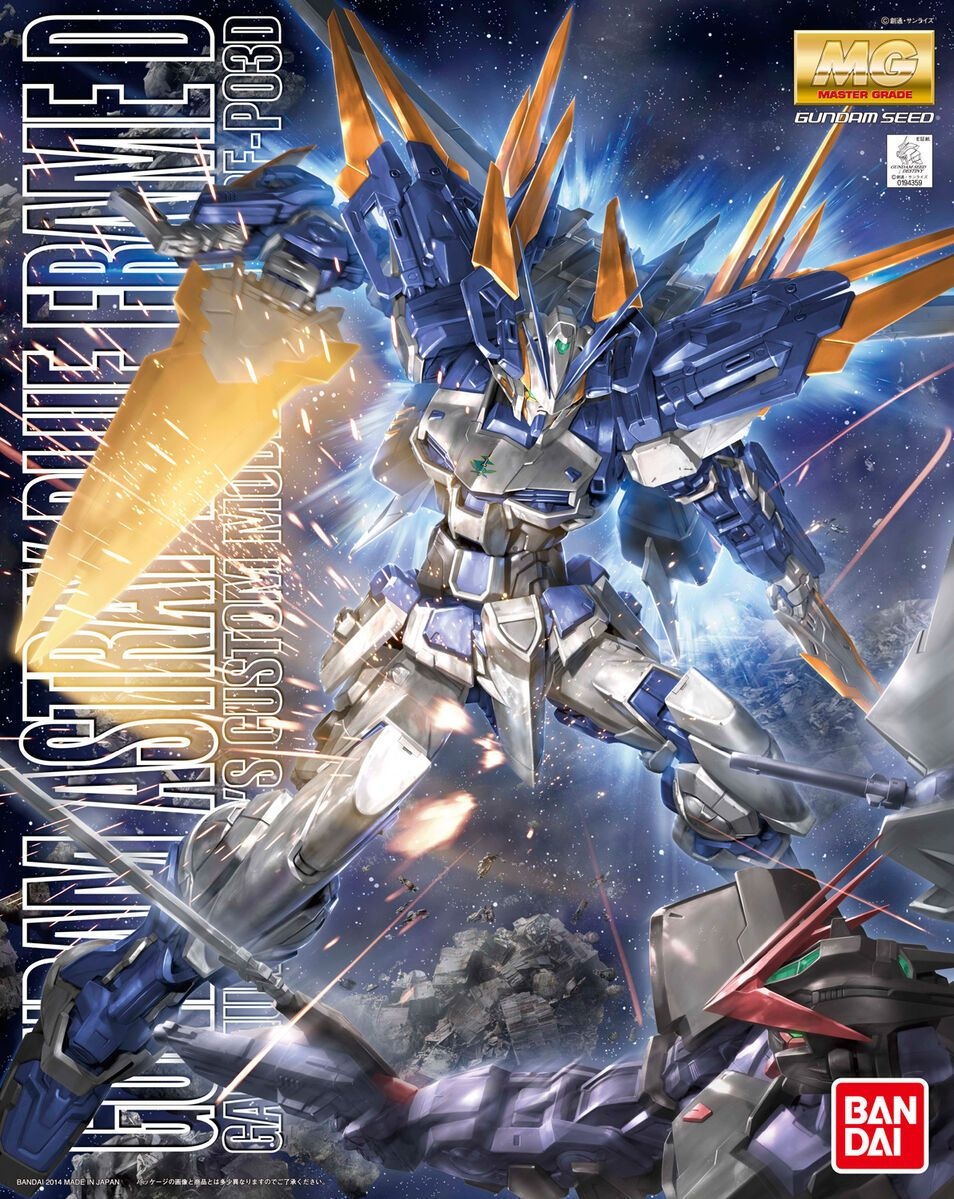 Zdjęcie główne produktu Gunpla MBF-P03D Gundam Astray Blue Frame D MG 1:100