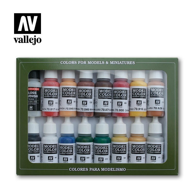 Zdjęcie główne produktu Vallejo 70148 American Revolution Set Zestaw 16 farb 18ml