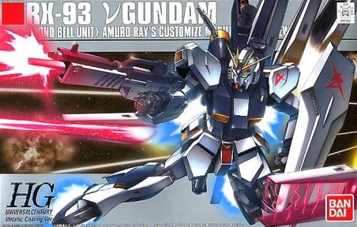 GunPla RX-93 V Gundam Metallic Coating Ver. HGUC 1: 144