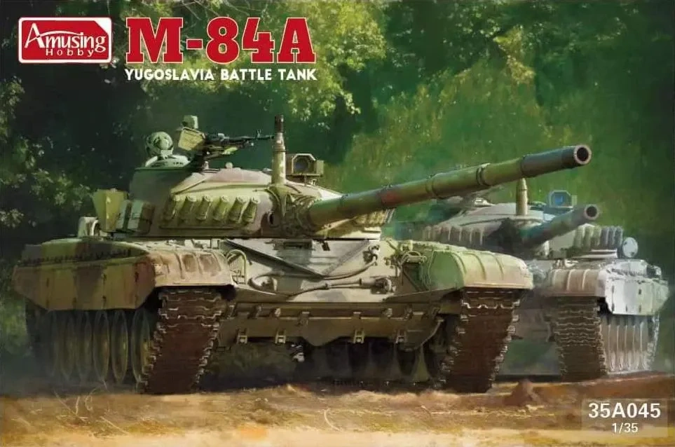 Zdjęcie główne produktu M-84A Yugoslavia Main Battle tank 1:35 Amusing Hobby 35A045